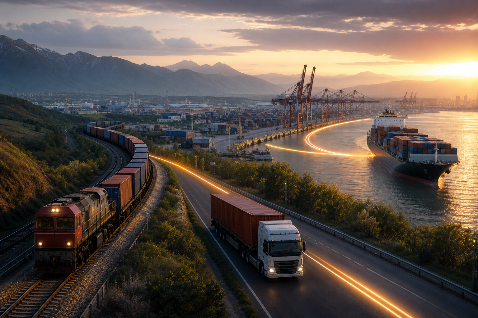 China-Russia route